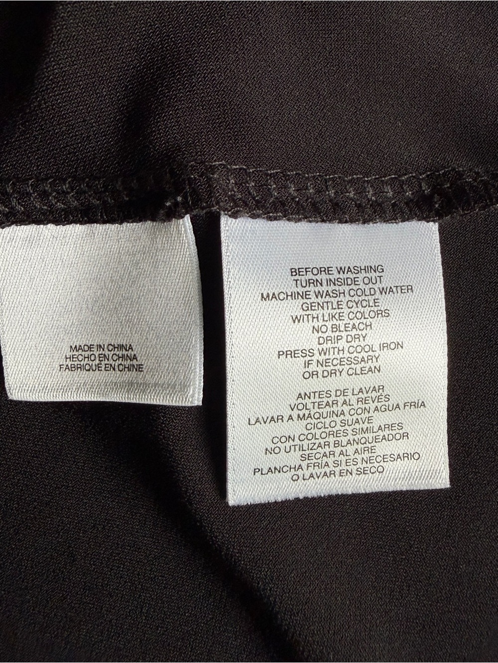 Anne Klein Black V-Neck Flutter Sleeve Top Sz S Office Elegance - Picture 11 of 12